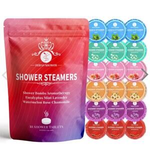 FEIFAN Shower Steamers Aromatherapy 18-Pack‎ Shower Bombs